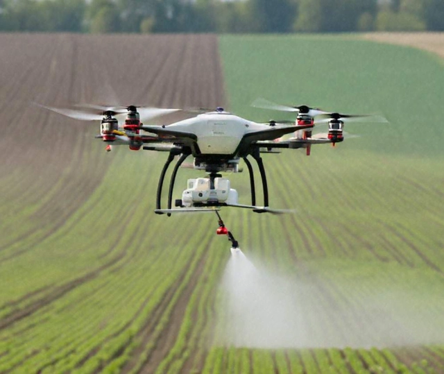 Aplikace pomocí dronů